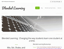 Tablet Screenshot of blendedlearningpd.com